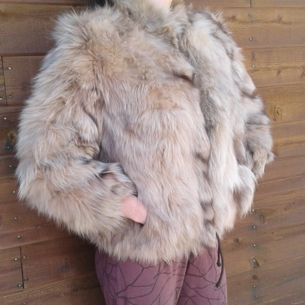 Long Rabbit Fur Jacket